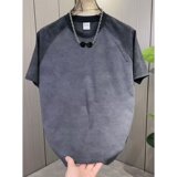 [003]男士短袖款t恤衫拼色扎染半袖体恤男T恤宽松A079-D908-P24，男装T恤，电商A079
