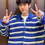 【网139】25条纹开衫毛衣男宽松休闲撞色针织衫A079-D680-P54，男装针织衫/毛衣，电商A079