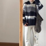 【网79】25撞色加厚长袖毛衣针织衫A079-6636-P62，男装针织衫/毛衣，电商A079