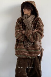 【21】2025新款秋冬毛呢连帽卫衣男A079-812-P57图片