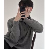 【网59】翻领针织衫早秋新款上衣潮长袖秋冬A079-874-P54，男装针织衫/毛衣，电商A079