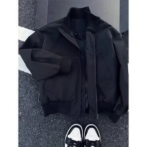 [001]立领夹克男款秋冬潮牌痞帅短款外套棒球服 A079-M423-P53图片