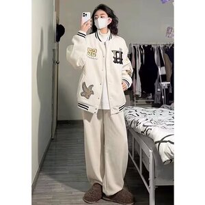 【262】25绣棒球服外套少女2025秋冬新款卫衣外套A079-JK39-P66图片