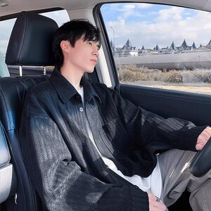 【网149】2025条纹衫男长袖秋冬日系薄款打底衬衣A079-C49-P43图片