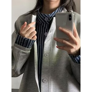 【176】纯色立领卫衣春秋男女情侣拉链衫外套A079-WY166-P45图片