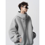 【网58】男女宽松休闲拉链开衫连帽外套A079-W69-P54，女装短外套，电商A079