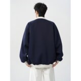 【网4】美式三条杠外套男春季新款开衫撞色上衣潮牌A079-5017-P47，女装短外套，电商A079
