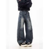 【网12】直筒牛仔裤男款秋季新款A079-9989-P48，男装牛仔裤，电商A079