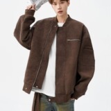【网23】夹克棒球服上衣潮牌开衫男A079-J376-P69，男装夹克，电商A079