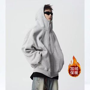 【52】5休闲加厚连帽开衫外套 A079-W31-P48-50图片