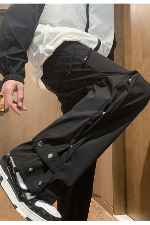 【网38】25休闲裤男秋冬季加绒oversize裤子A079-A584-P35-40,男装卫衣,电商A079