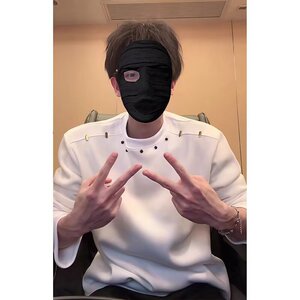 [003]金属装饰卫衣潮男重工T恤宽松长袖上衣 A079-T721-P45图片