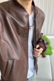 【165】2025秋季新款休闲男士皮衣夹克新款外套A079-K641-P59，男装夹克，电商A079