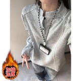 【001】加绒POLO衫亨利领长袖t恤A079-WT03-P37，男装T恤，电商A079