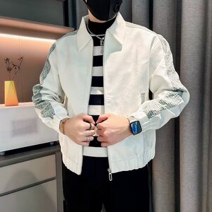 【111】休闲撞色夹克上衣2025新款男士秋装男款A079-JK03-P59