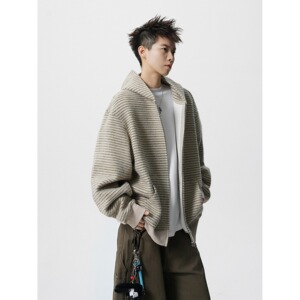 -【网60】情侣连帽运动外套潮牌慵懒风休闲夹克A079-S41-P55图片