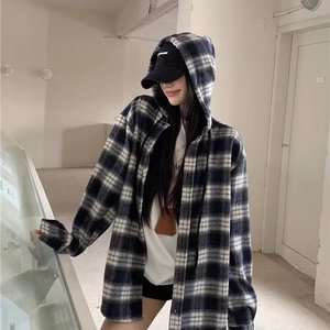[146]连帽格子衬衫A079-CS1009-P39图片