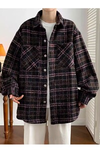 【网136】外套男秋冬2025新款保暖休闲毛呢外套A079-J22-P51图片