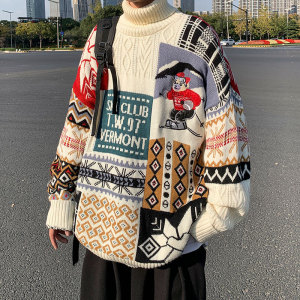 【15】宽松上衣服情侣装加绒针织衫A079-A146-p52