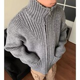 【97】5毛织混纺毛衣拉链立领开衫A079-M350-P78，男装针织衫/毛衣，电商A079