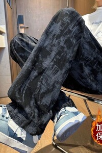 【002】加绒休闲裤男直筒运动裤潮A079-K55-P28图片