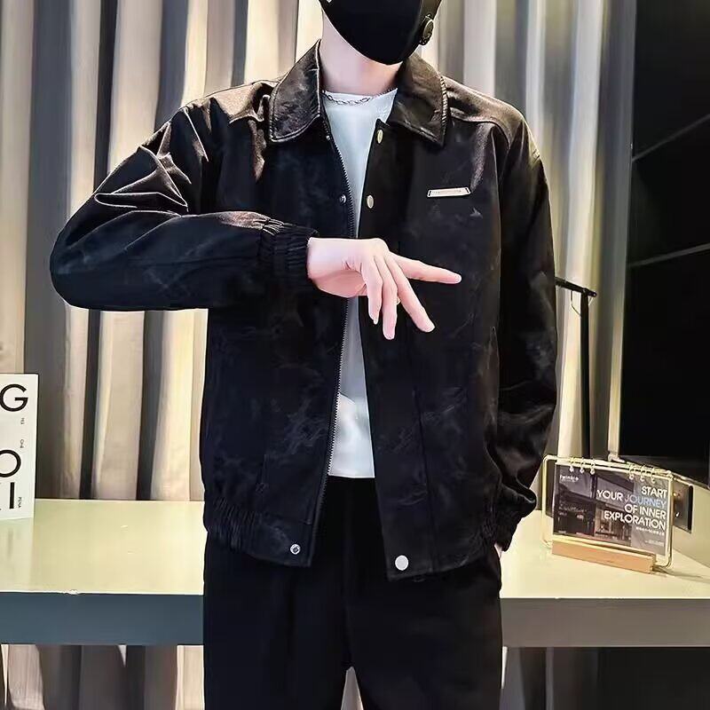 【259】2025男士高级感短款夹克男A079-JK30-P74，男装夹克，电商A079