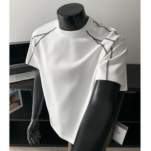 003][003]短袖T恤男宽松圆领半袖休闲潮体恤A079-T1109 -P27图片