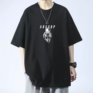【003]印花半袖t恤上衣情侣装夏季百搭bf风短袖男A079-T140PP15图片