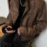 棕色【翻领款】