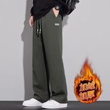 【235】5加绒加厚直筒宽松运动裤休闲裤A079-K165加绒-P38，女装休闲裤，电商A079