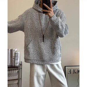 [004]满天星连帽卫衣男新款斑马纹外套A079-W3382-P38图片