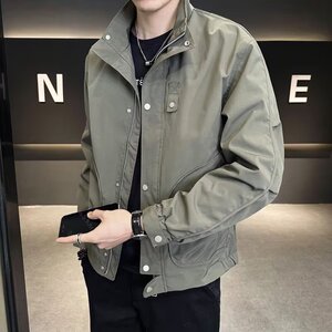 【202】男装飞行高级感痞帅春装立领男士外套A079-8810-P59图片