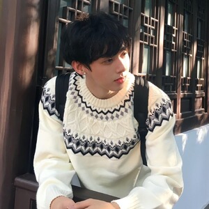 【网52】年秋冬2025新款高领毛衣套头宽松外穿A079-M256-P49图片