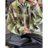 [006]衬衫男女2026春夏撞色休闲衬衣百搭外套A079-CS339-P35，男装衬衫，电商A079