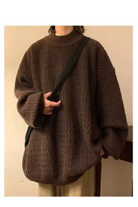 【41】25新款慵懒长袖毛衣圆领针织衫A079-5629-P49图片