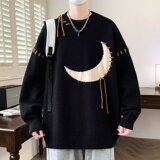 【8620】25毛绒提花毛衣新款日系百搭时尚A079-Y281-P50，男装针织衫/毛衣，电商A079