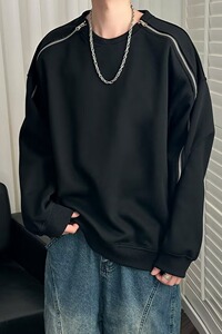 【12】5双拉链灰色圆领卫衣男春秋款A079-6785-P44图片