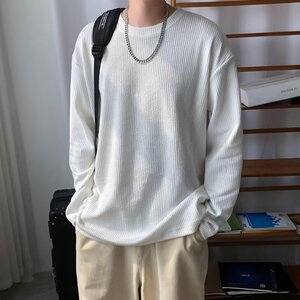 【296】1长袖T恤男休闲白色打底衫男装长袖A079-T18-P31图片