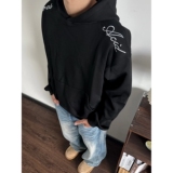 【170】刺绣连帽卫衣420G重磅宽松套头上衣潮A079-CX226-P45，男装卫衣，电商A079