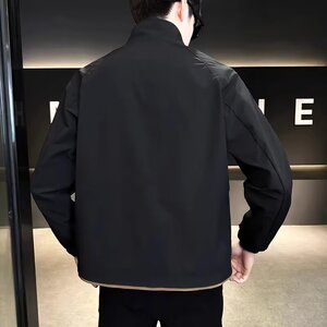 【186】立领夹克男士25春季新款拼色大码上衣外套A079-7715-P55图片