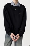 【网59】25拼接假两件卫衣男秋冬2025新款宽松百搭A079-629-P42，男装卫衣，电商A079