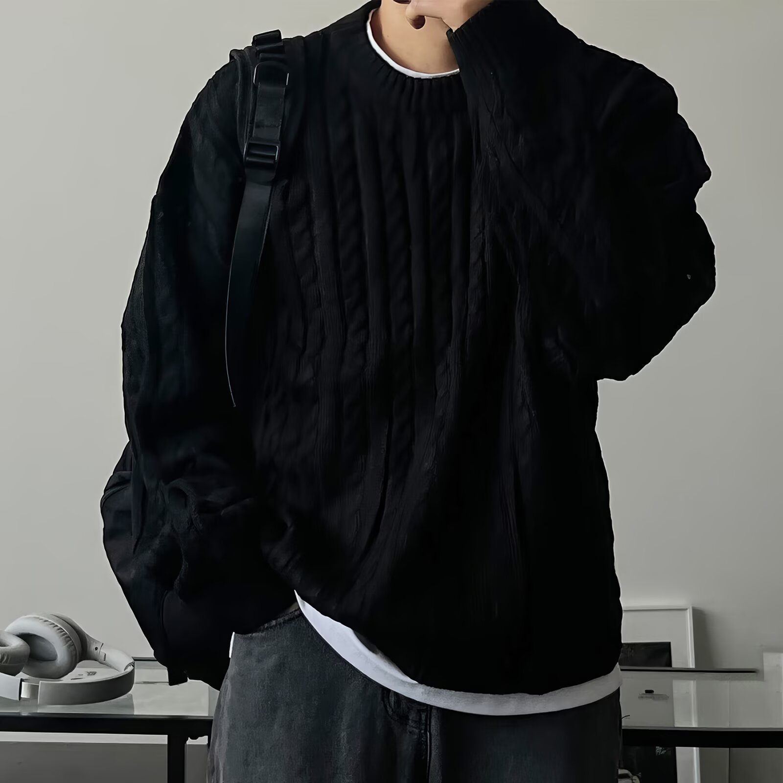 【0795】圆领长袖毛衣文艺百搭流行A079-V20-P48,男装针织衫/毛衣,电商A079 【0795】圆领长袖毛衣文艺百搭流行A079-V20-P48,男装针织衫/毛衣,电商A079