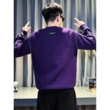 【079】圆领毛衣纯色简约内搭修身长袖半高领上衣A079-M913-P47，男装针织衫/毛衣，电商A079