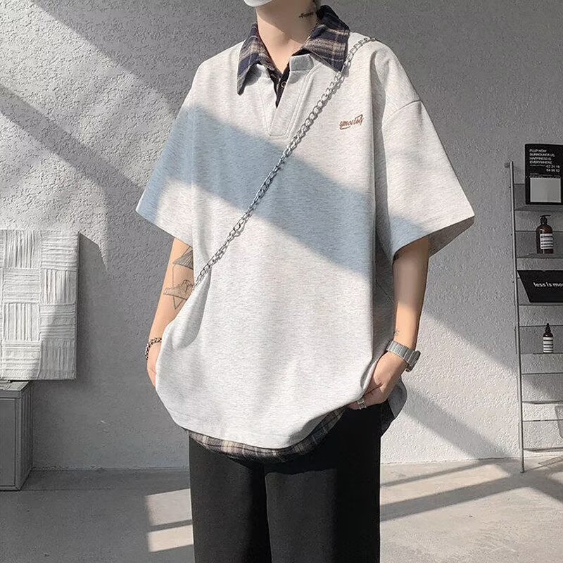 [012]休闲POLO衫短袖男宽松翻领T恤A079-D912-P34,男装T恤,电商A079