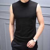 [003]男士马夹背心无袖t恤男半高A079-T183-P20，男装背心/马甲，电商A079