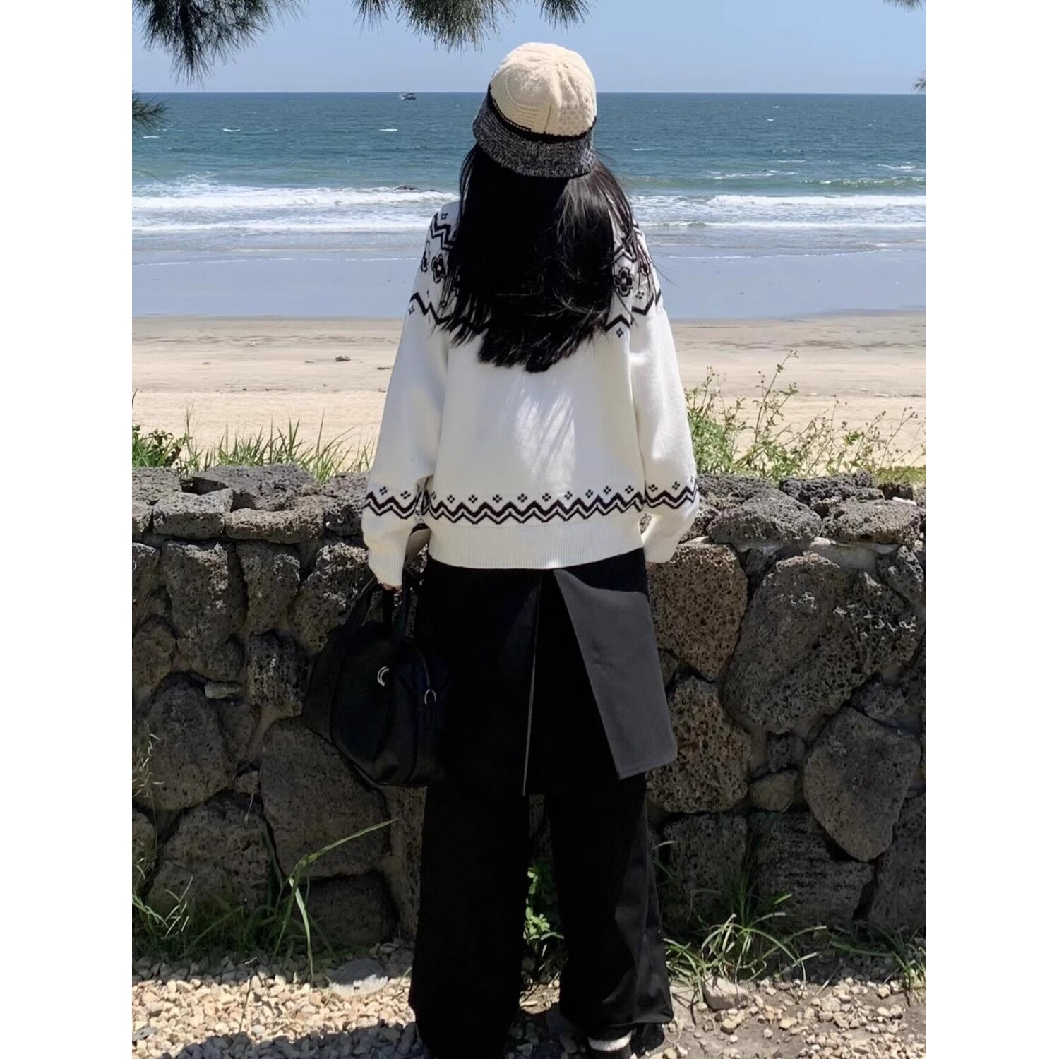 【7】开衫立领毛衣男女同款秋冬季针织外套A079-9575-P58,男装针织衫/毛衣,电商A079
