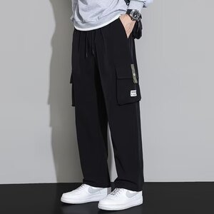 夏季薄款冰丝工闲运动长裤子A079-K11-P34【网络图1】4-8XL元图片
