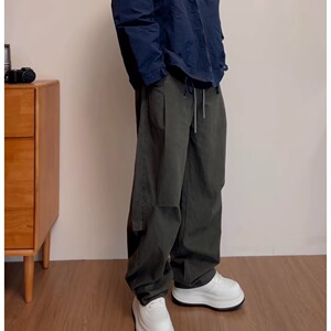 【206】25休闲直筒男生秋季款202运动工装裤潮牌A079-K809-P47图片