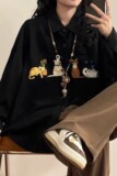 【132】猫咪刺绣长袖衬衫男女宽松休闲衬衣外套A079-CS381-P38，男装衬衫，电商A079