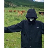 【网136】系长袖连帽常规款无品牌标准冲锋衣外套A079-J45-P58，男装夹克，电商A079